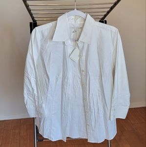 Banana Republic white button down shirt